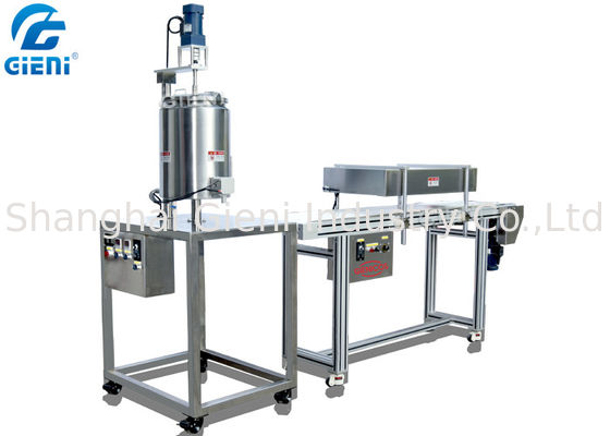 Remelting 컨베이어를 가진 SUS304 수동 활자 합금 형 입술 크림 생산 라인