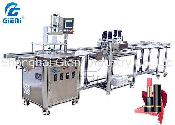 컨테이너 나사 결합과 화장용 주액 장치를 공개하는 립스틱