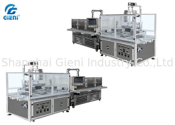 예열 기능을 가진 반 - 자동 Lipbalm 충전물 기계 10 분사구