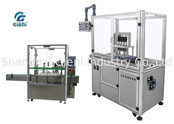 모는 자동 귀환 제어 장치 모터를 가진 빠른 조정가능한 정유 병 충전물 기계