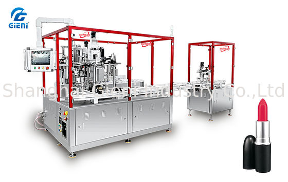 유로 표준 알루미늄 프로필 기둥과 함께 시간당 1300pcs에 실리콘 립스틱 채우기