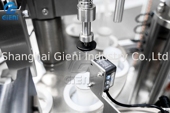 SUS316L 2400 pcs/H 항온수 화장용 튜브 충전기