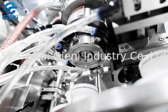 SUS316L 2400 pcs/H 항온수 화장용 튜브 충전기