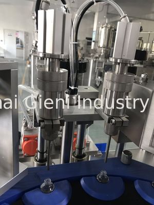 2개 노즐과 45 PC / 민 네일 폴리쉬 채워 있는 뚜껑봉함기